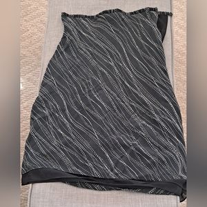 Women's skirt black with white design size M